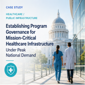Establishing Program Governance for Mission-Critical Healthcare Infrastructure Under Peak National Demand
