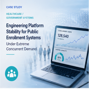 Engineering Platform Stability for Public Enrollment Systems Under Extreme Concurrent Demand